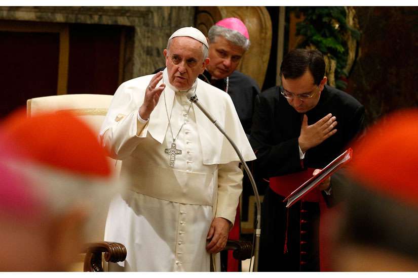 Pope to diplomats: Rejecting God, people, nature leads to conflict
