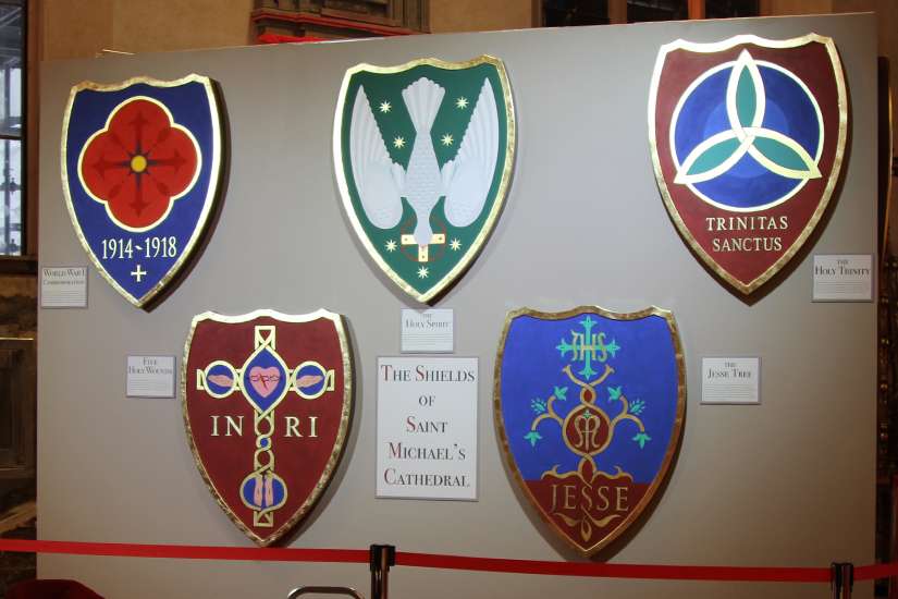 Cathedral shields a natural fit in Catholic worship