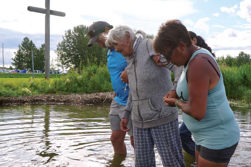 An epic pilgrimage trek at Lac Ste. Anne