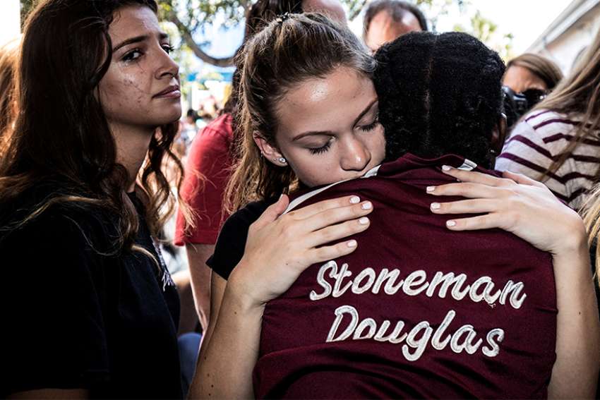 Florida Catholic school's prayer service marks one year since MSD high school shooting