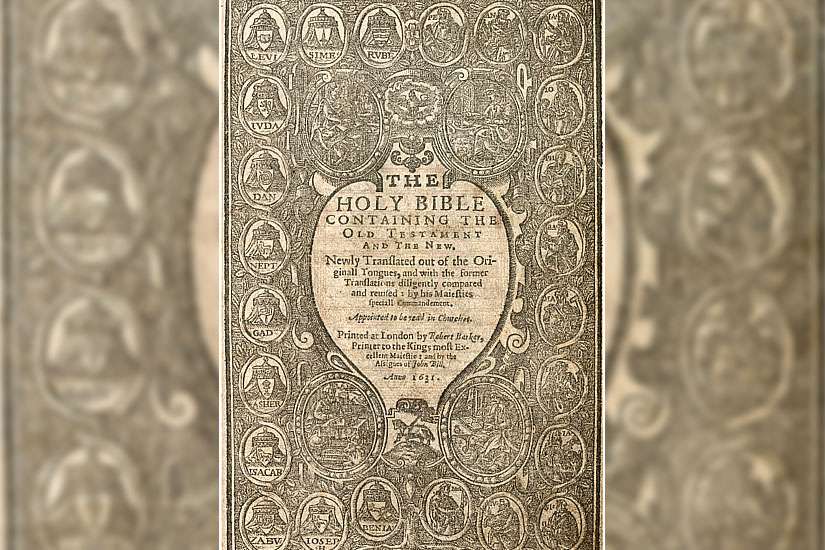 From oops to ka-ching: 17th-century ‘Sinners’ Bible’ headed for auction block
