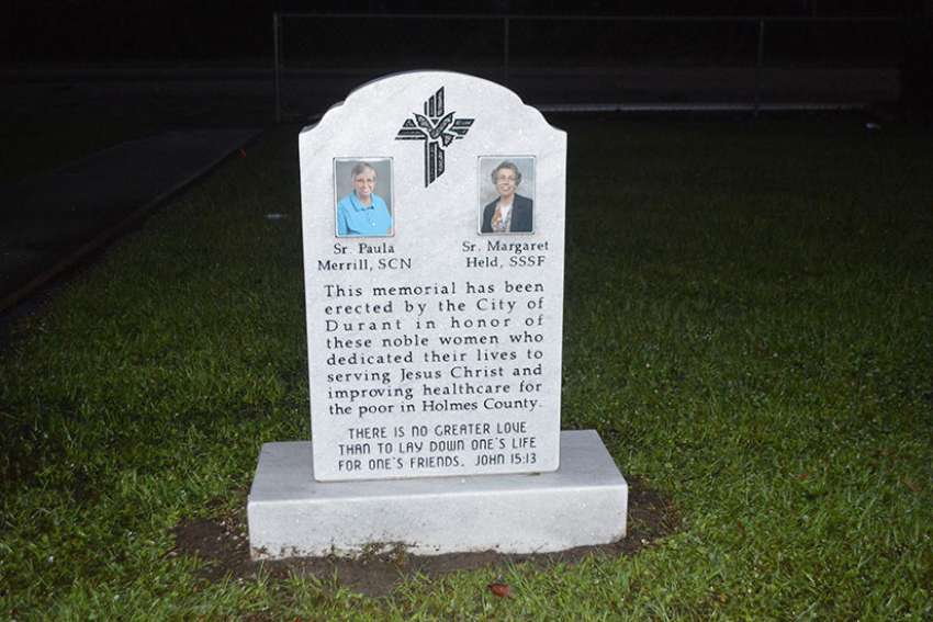 Monument honours lives of two religious sisters fatally stabbed in 2016