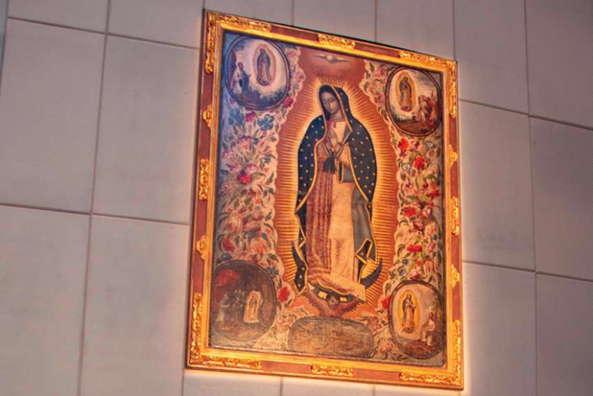 Our Lady of Guadalupe unveiled in new home