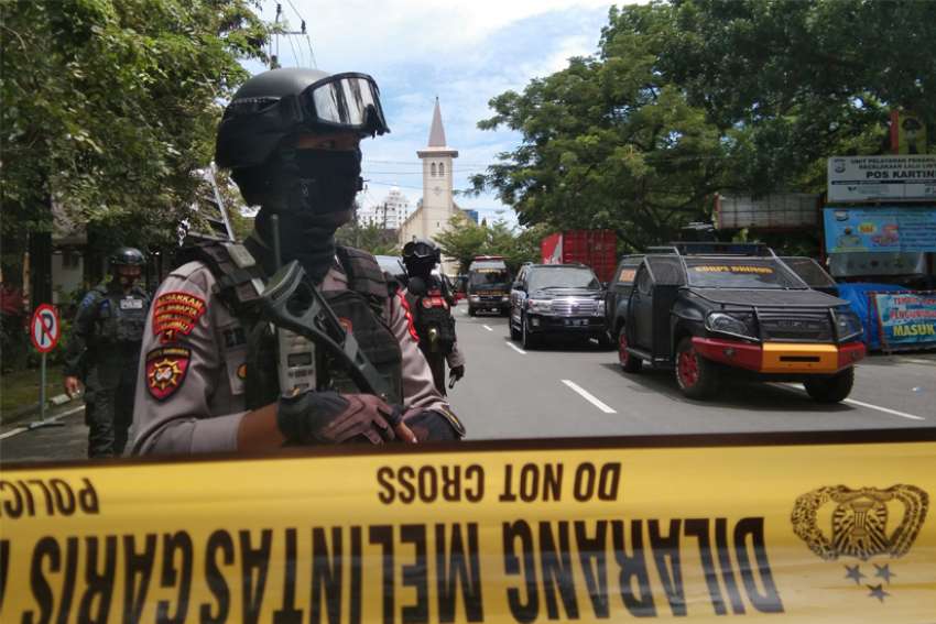 Suicide bomb attack disrupts Palm Sunday Mass at Indonesian cathedral
