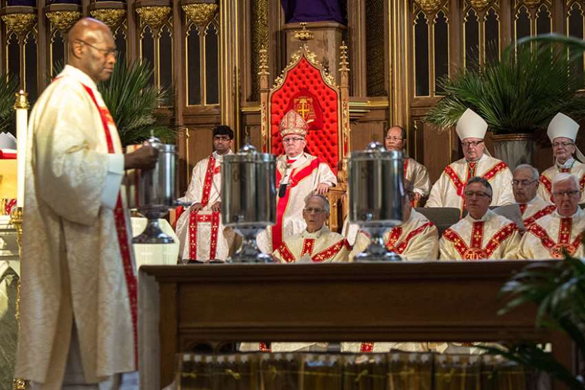 Archdiocese celebrates Chrism Mass at St. Michael's Cathedral