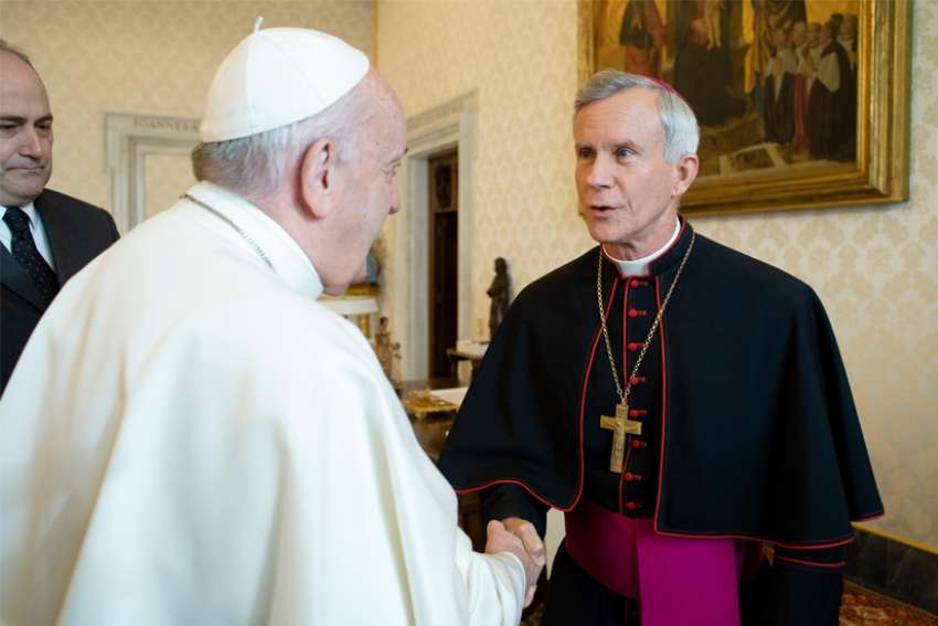 U.S. bishop asked Pope Francis about McCarrick report