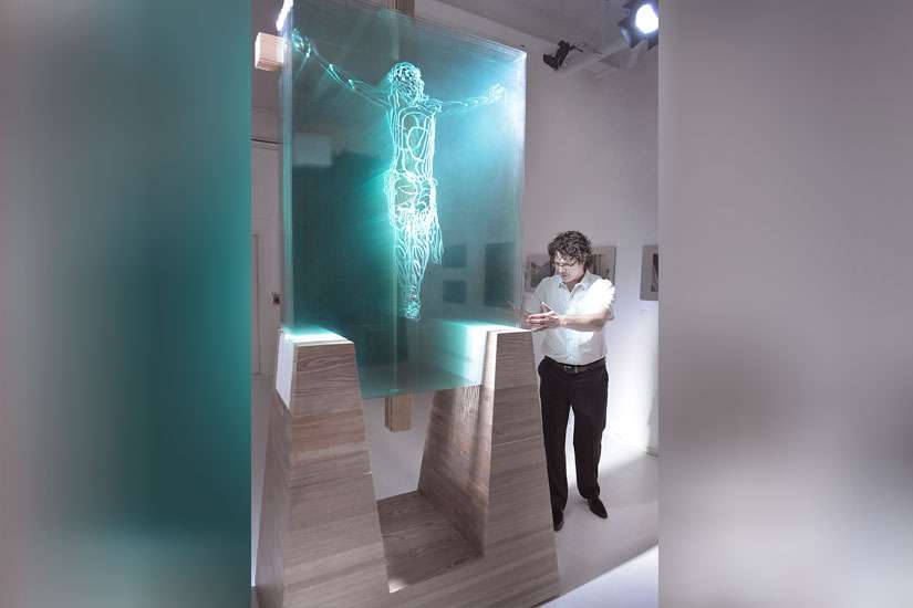 3-D art depicts Christ’s light