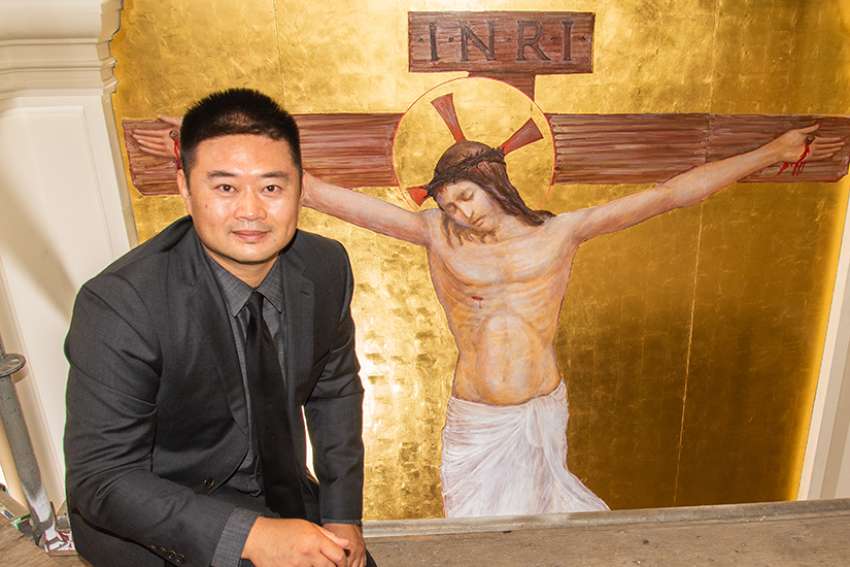 Artist Ken Woo puts his unique, traditional stamp on Toronto’s Church of the Holy Family