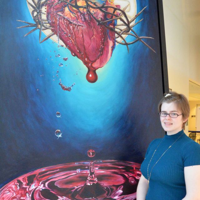 Autistic Edmonton artist finds a voice with her work 