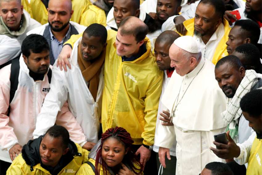 Pope Francis laments exclusion of migrants as a red flag of society in moral decline