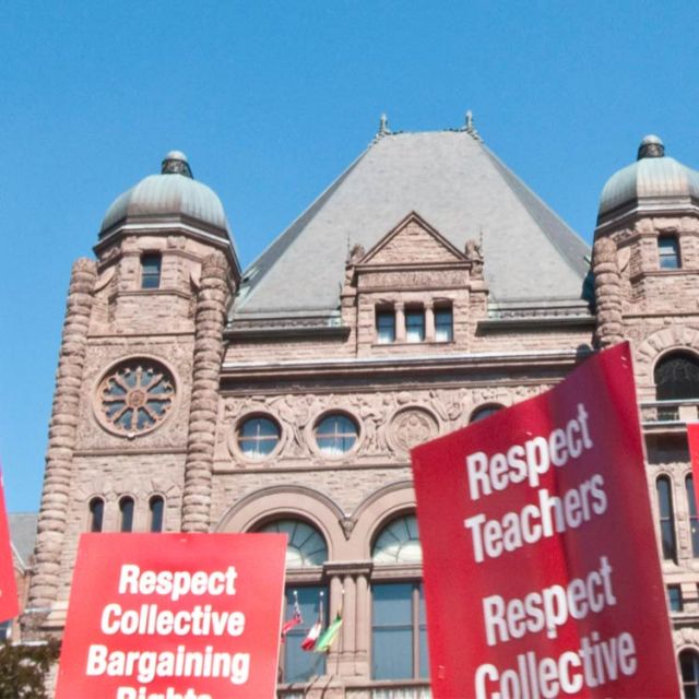 Union support of political causes is under the gun