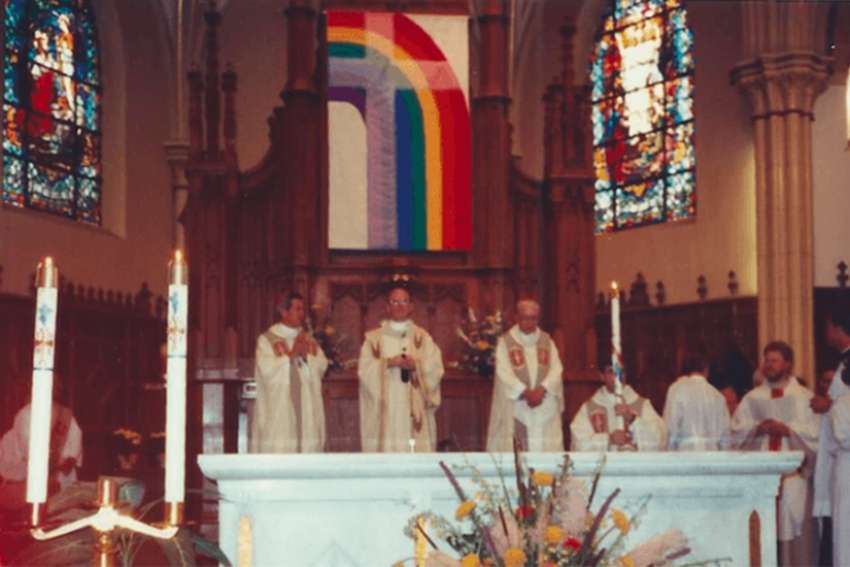 Abuse survivor priest in Chicago removed 'temporarily' following rainbow flag burning