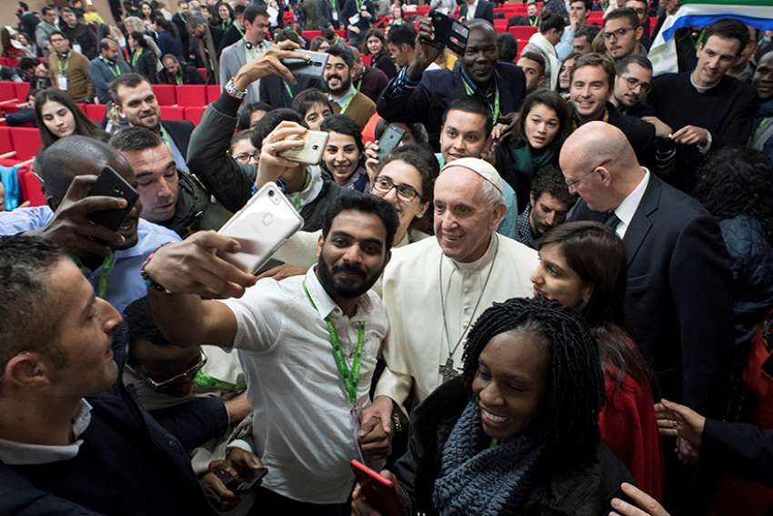 As young people speak to church, they must listen to Jesus, Pope says