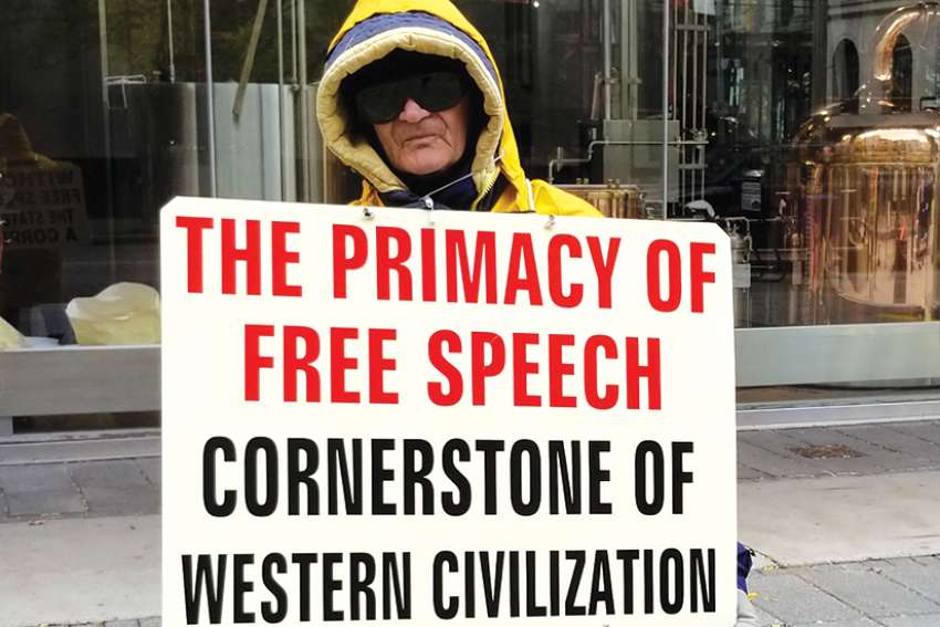 Fr. Van Hee launches constitutional challenge of bubble zone law