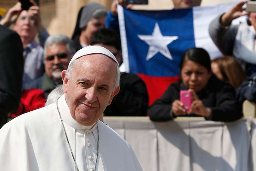 Pope Francis to visit Chile, Peru in January 2018