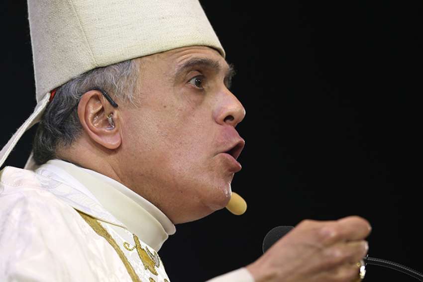 U.S. bishops' president seeks papal audience, answers to Vigano's questions
