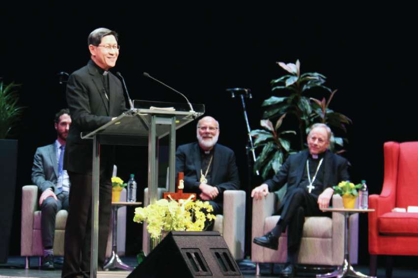 Filipino cardinal brings grateful message to Canada