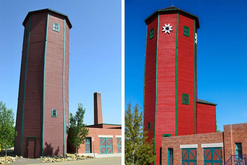 Figure of speech: Restored water tower is an oasis of healing