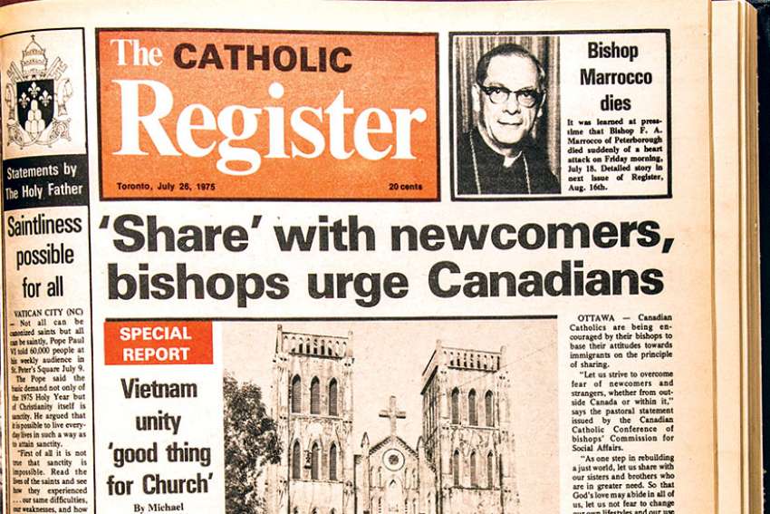 The Catholic Register launches archive