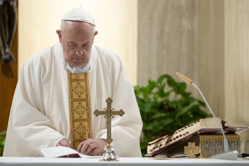 Pope Francis: Living faith without sacraments is dangerous
