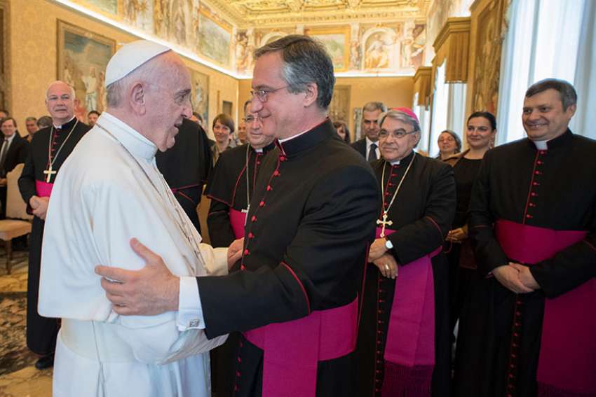 We must not be afraid of reform, Pope tells Vatican media office