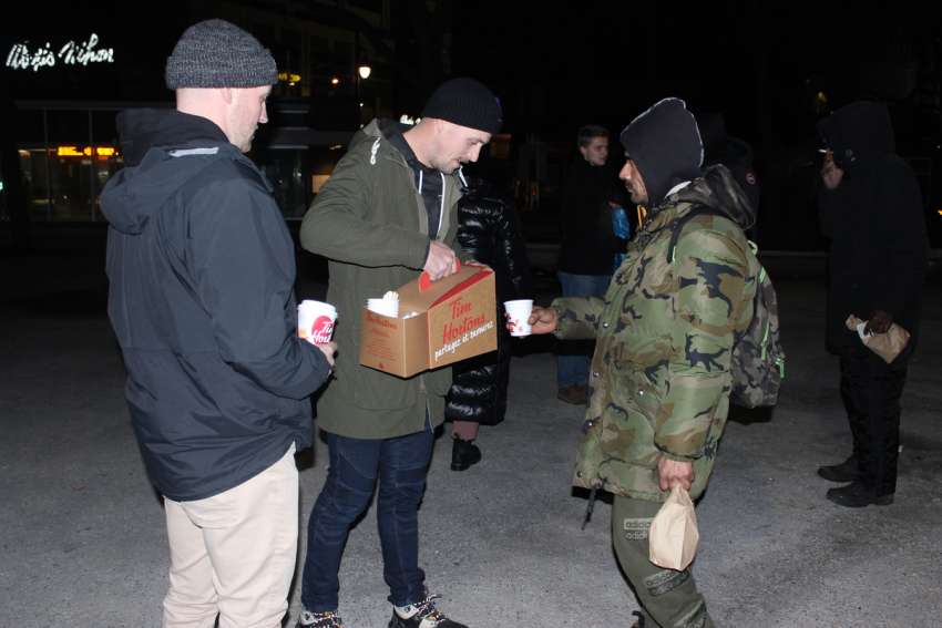 Youth group outreach offers warmth and hope to homeless