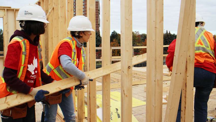 Women building a solid faith foundation