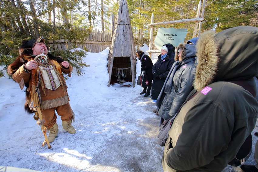 Canadian religious travel to meet members of First Nations