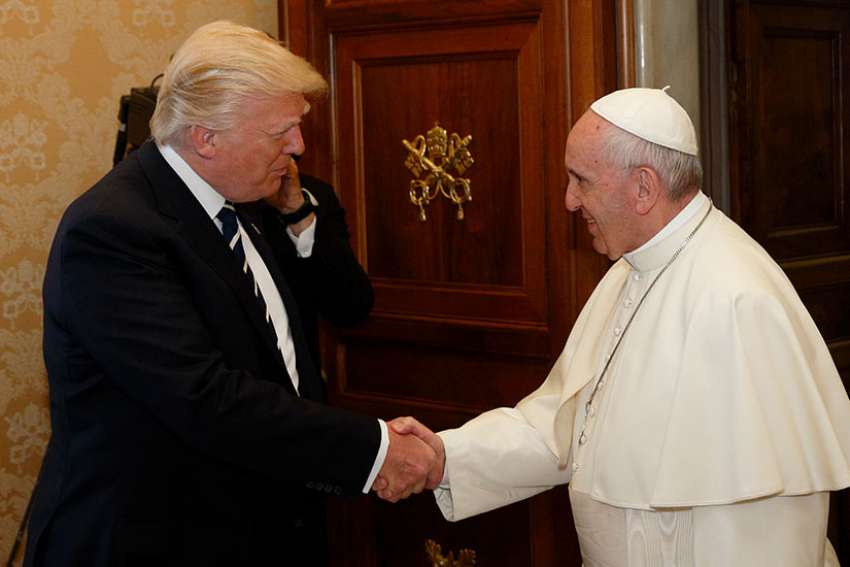 Trump promises to heed words of Pope Francis