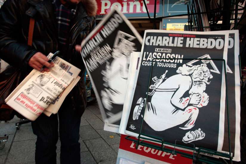 Vatican newspaper denounces ‘blasphemous’ Charlie Hebdo cover