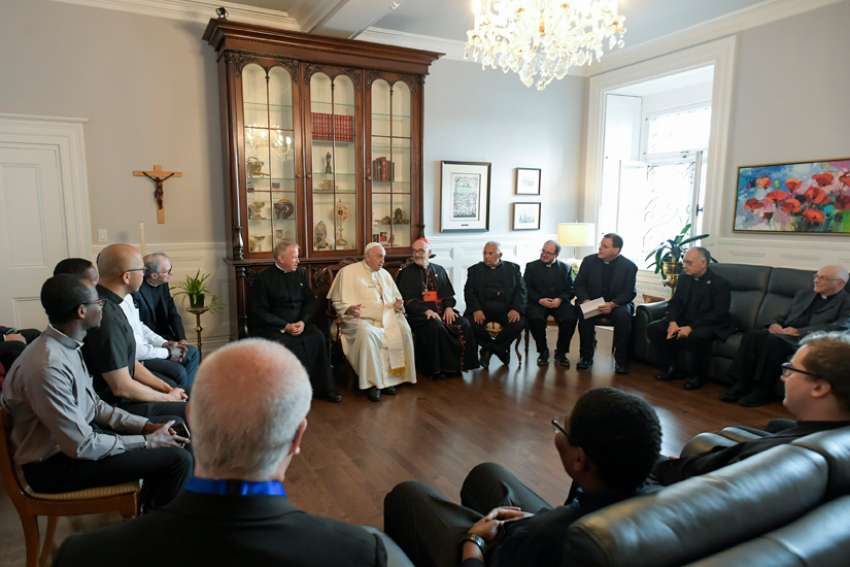 Ideology threatens Church unity, Pope Francis tells Canadian Jesuits