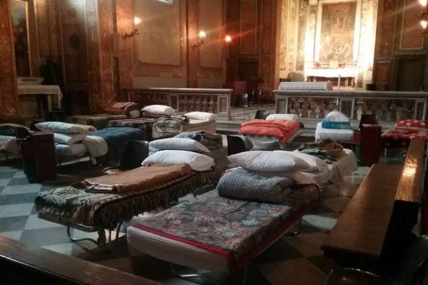 Dinner and a warm place to sleep: How the Vatican is reaching out to Rome's homeless