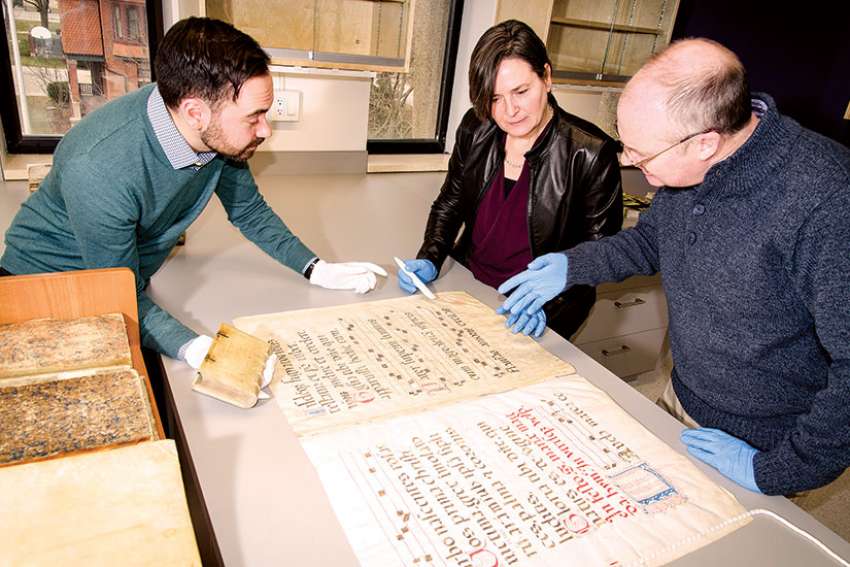 New studio at St. Michael's College is conserving pages of history