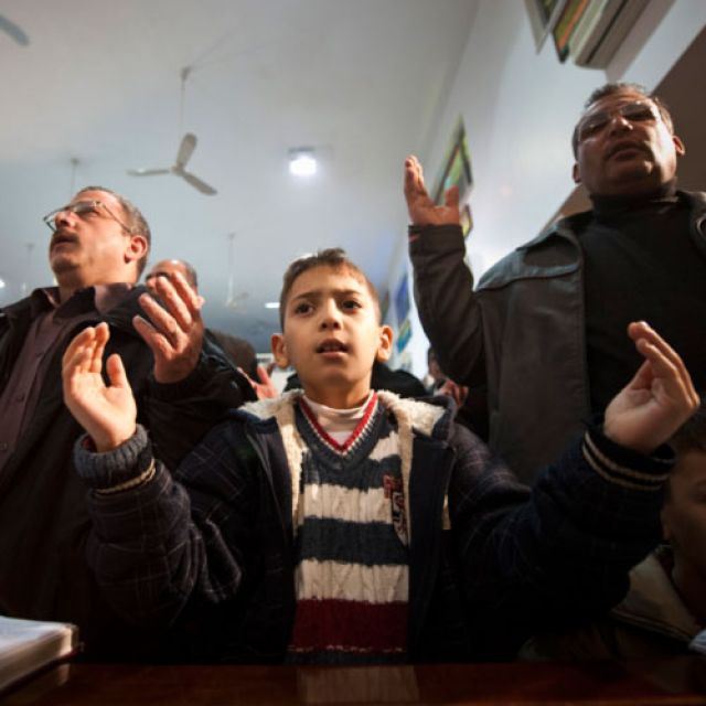 Visiting bishops note strain recent events placed on Mideast countries 