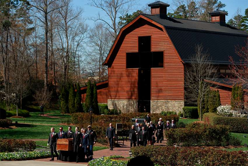 Last crusade: Thousands attend Rev. Billy Graham's funeral service in "canvas cathedral"