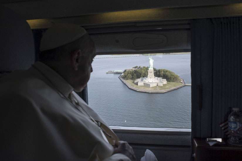Pope urges U.S. Catholics to keep enthusiasm, welcome newcomers