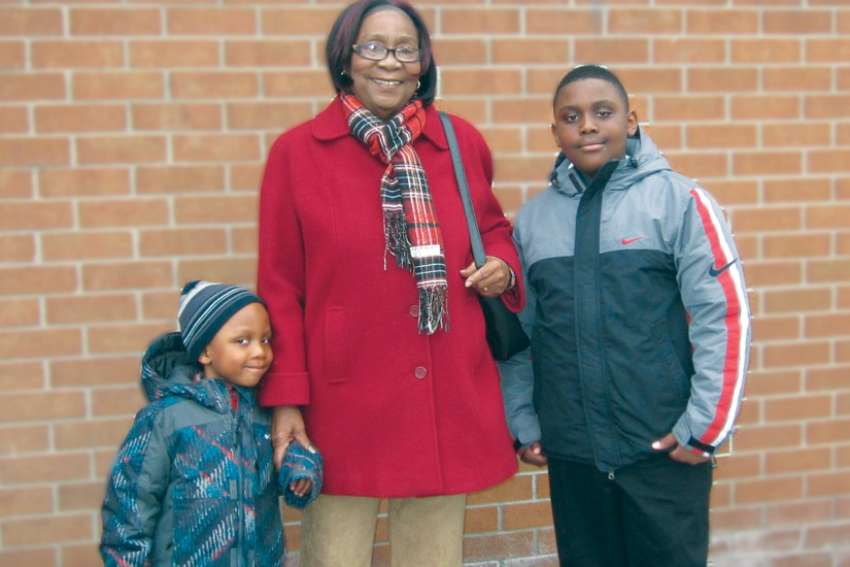 A grandma’s love eases the pain