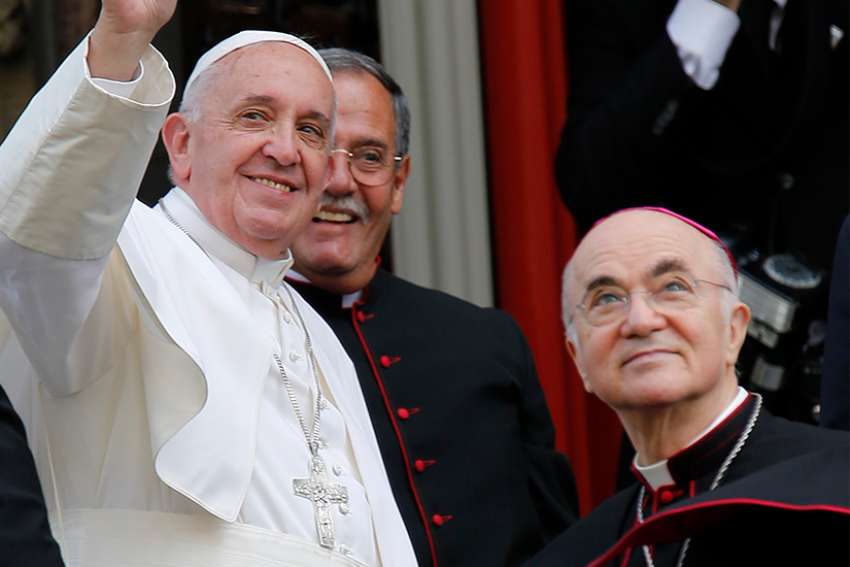 Vigano, spokesmen dispute facts of contested Pope meeting in Washington