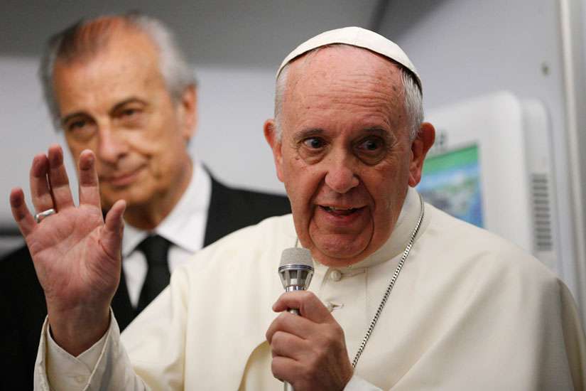 Pope says he'll read critiques of his economic thought before U.S. trip