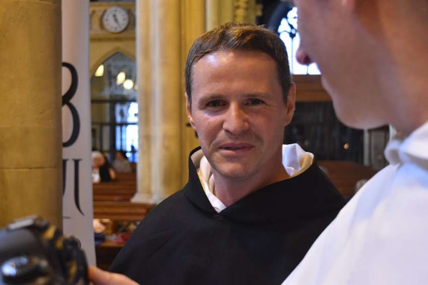 Ordained a priest, former Manchester United footballer's goal is Christ