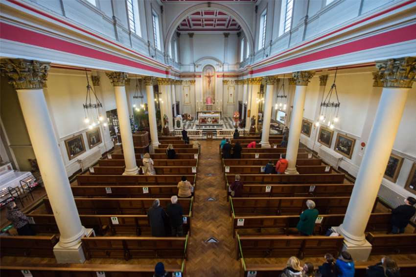 In British lockdown, English churches open, Scottish churches closed