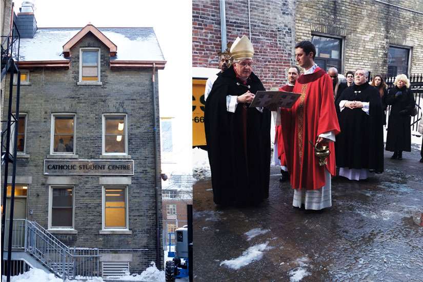 Ryerson Catholics celebrate blessing of new student centre