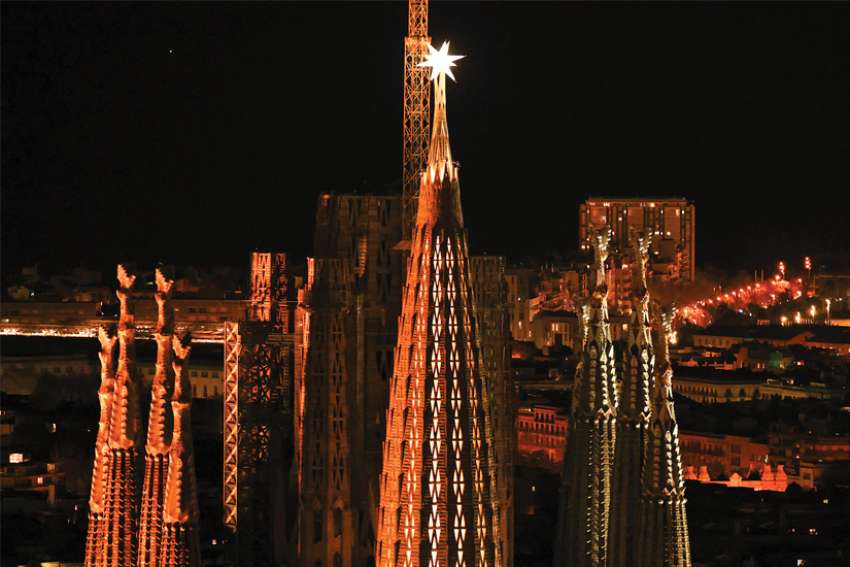 New tower inaugurated at Barcelona basilica