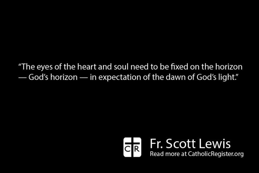 God calls us to break through the darkness