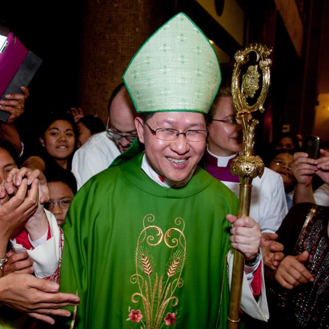 Manila cardinal takes delayed possession of his titular church in Rome 