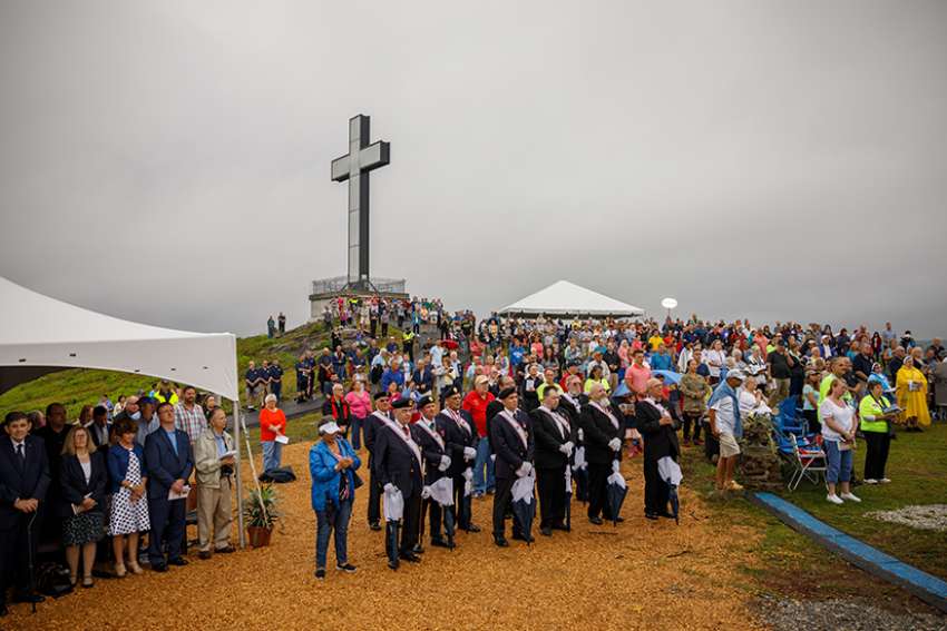 'Mountaintop Mass' celebrated to honour Father McGivney draws more than 1,000