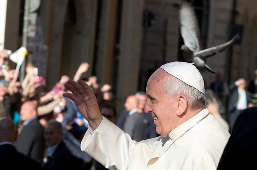 Pope marks feast of St. Ignatius by lunching with brother Jesuits