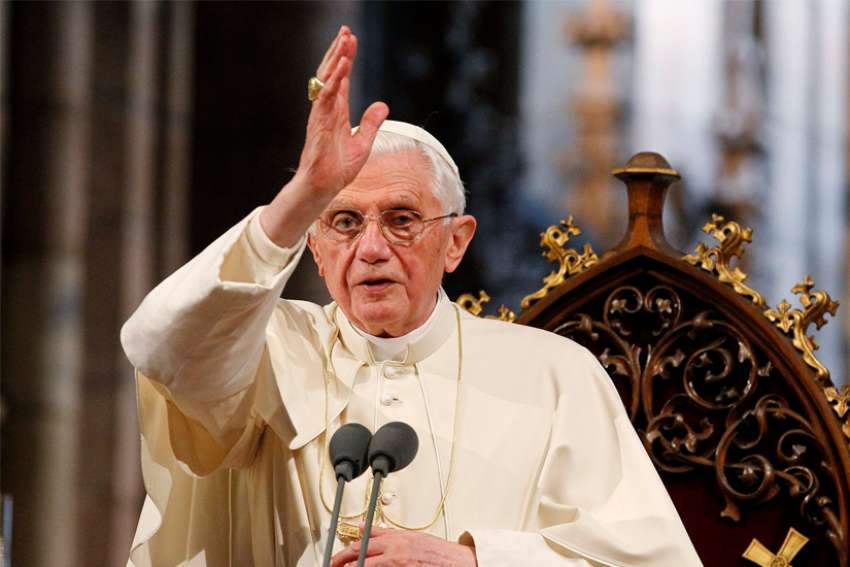 Benedict criticizes church in Germany, says mission obscured