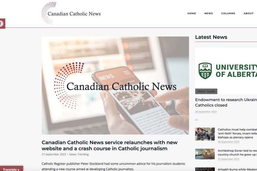 A good week in Catholic journalism