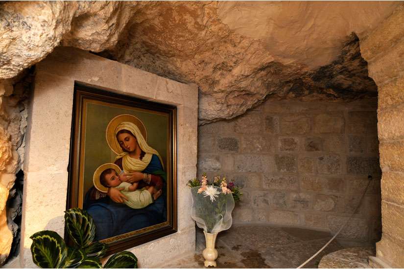 Believers pray to ‘Our Lady of the Milk’ in this ancient Bethlehem spot where Mary nursed